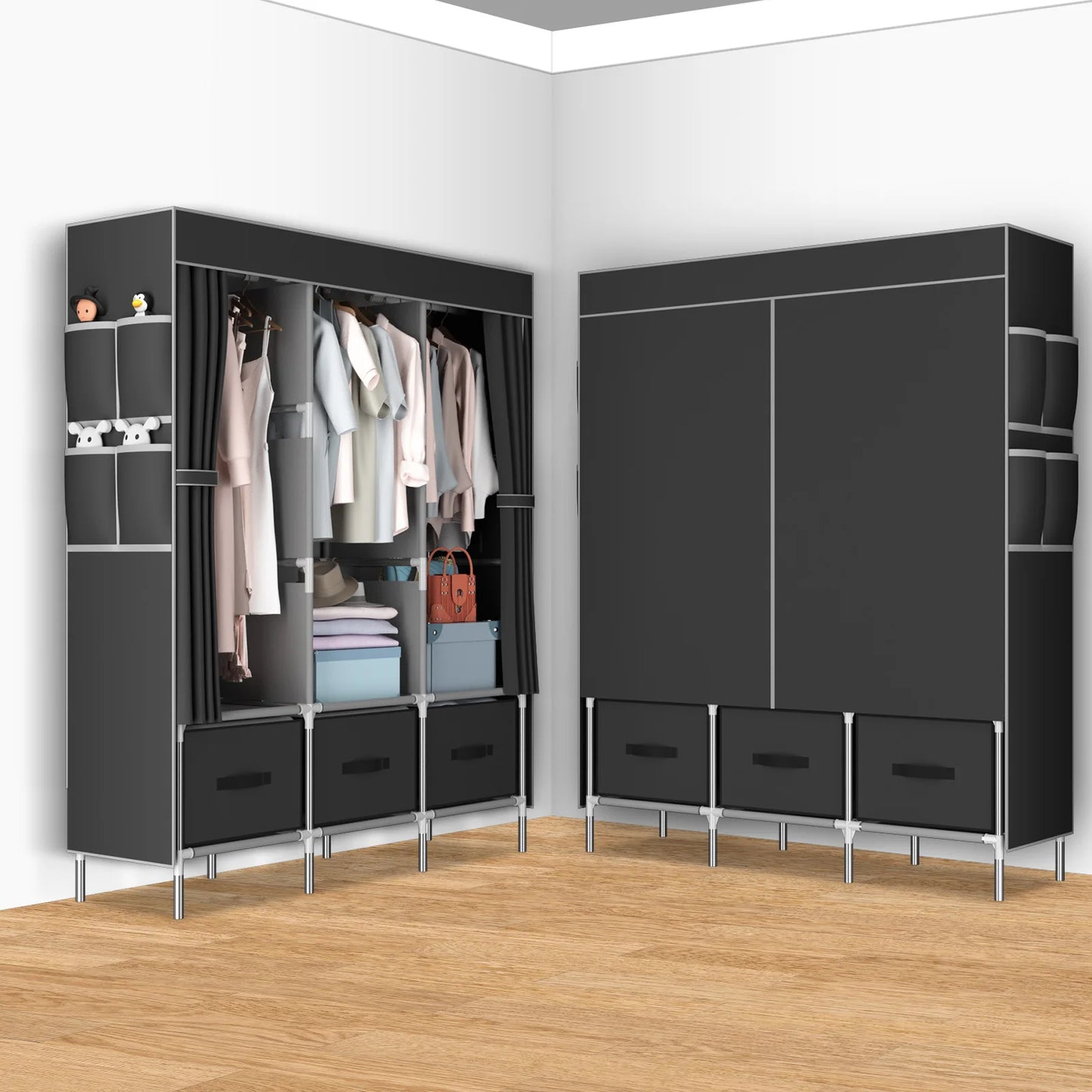 Portable Canvas Wardrobe