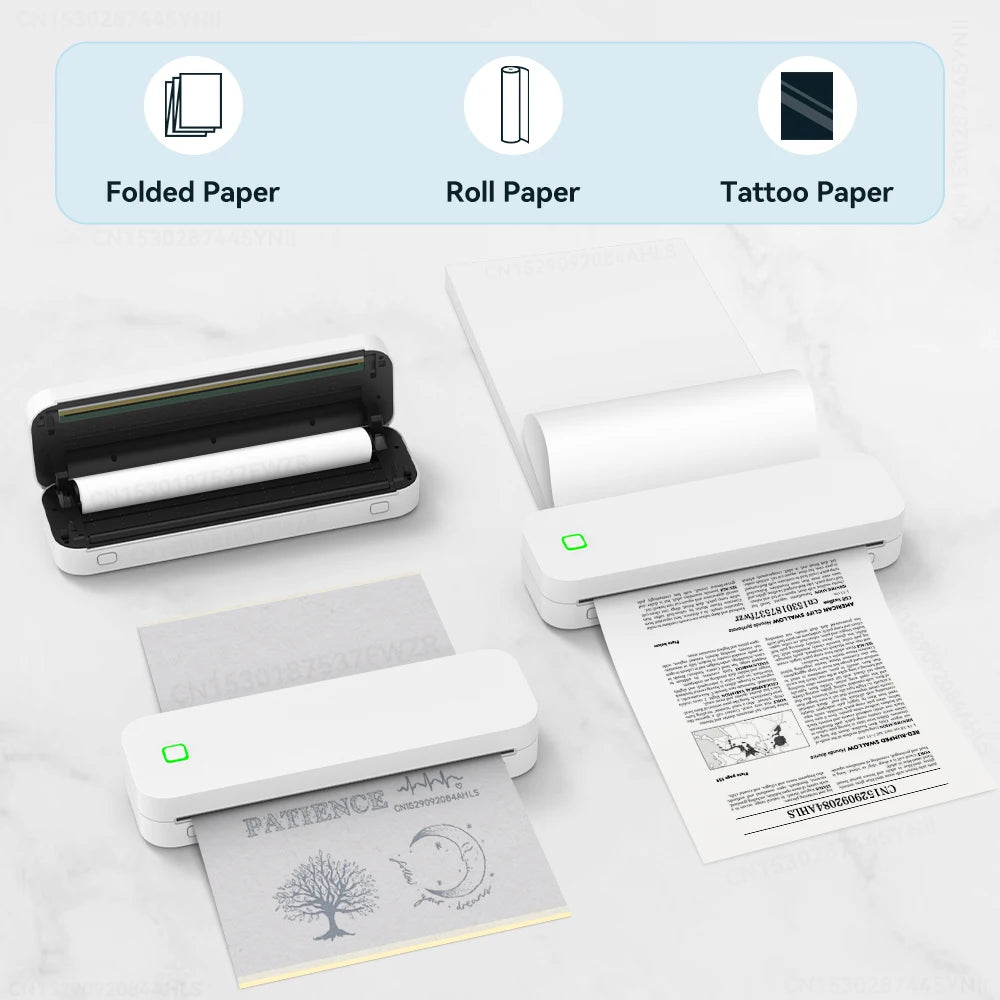 Wireless Thermal A4 Document Printer