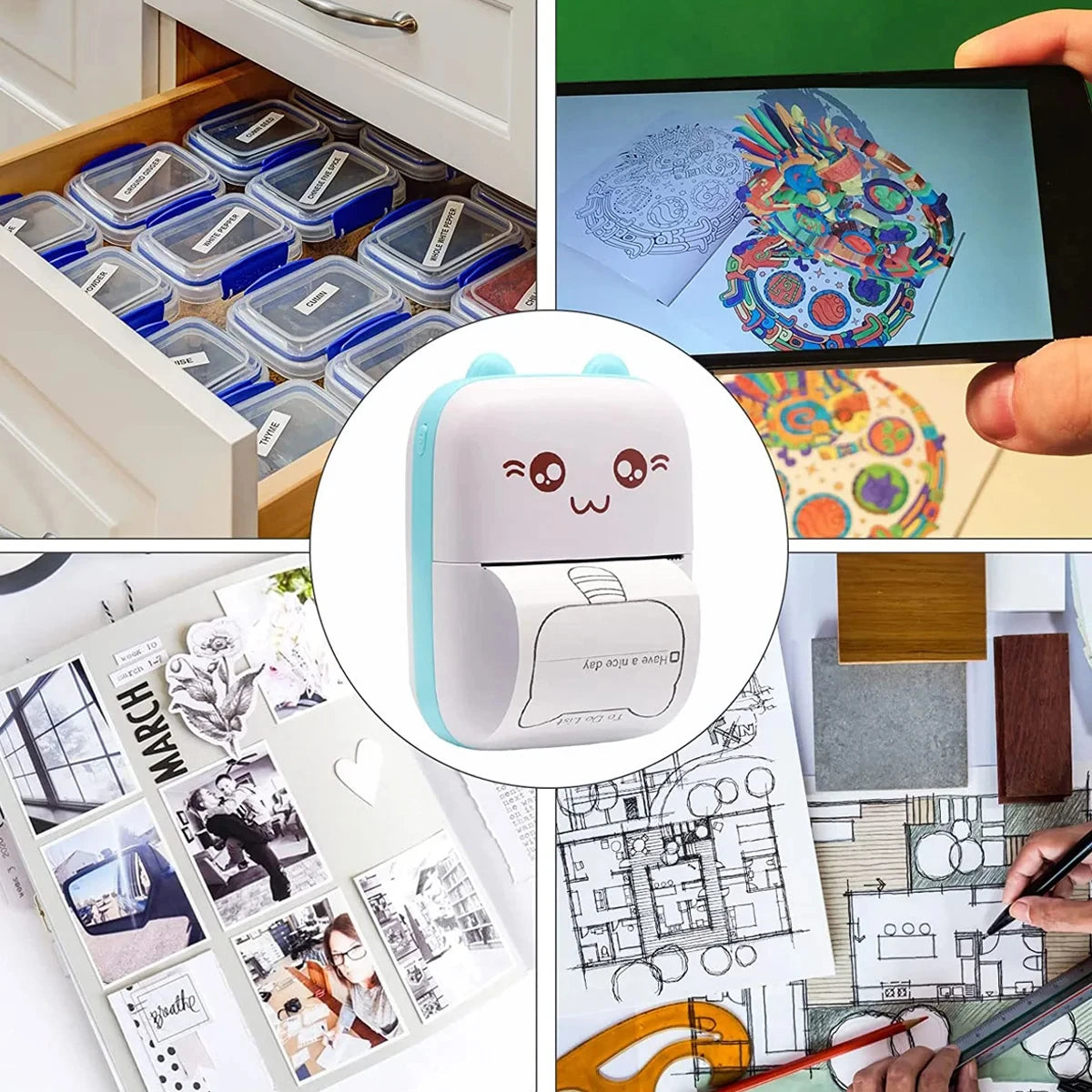 Mini Thermal Printer Wireless