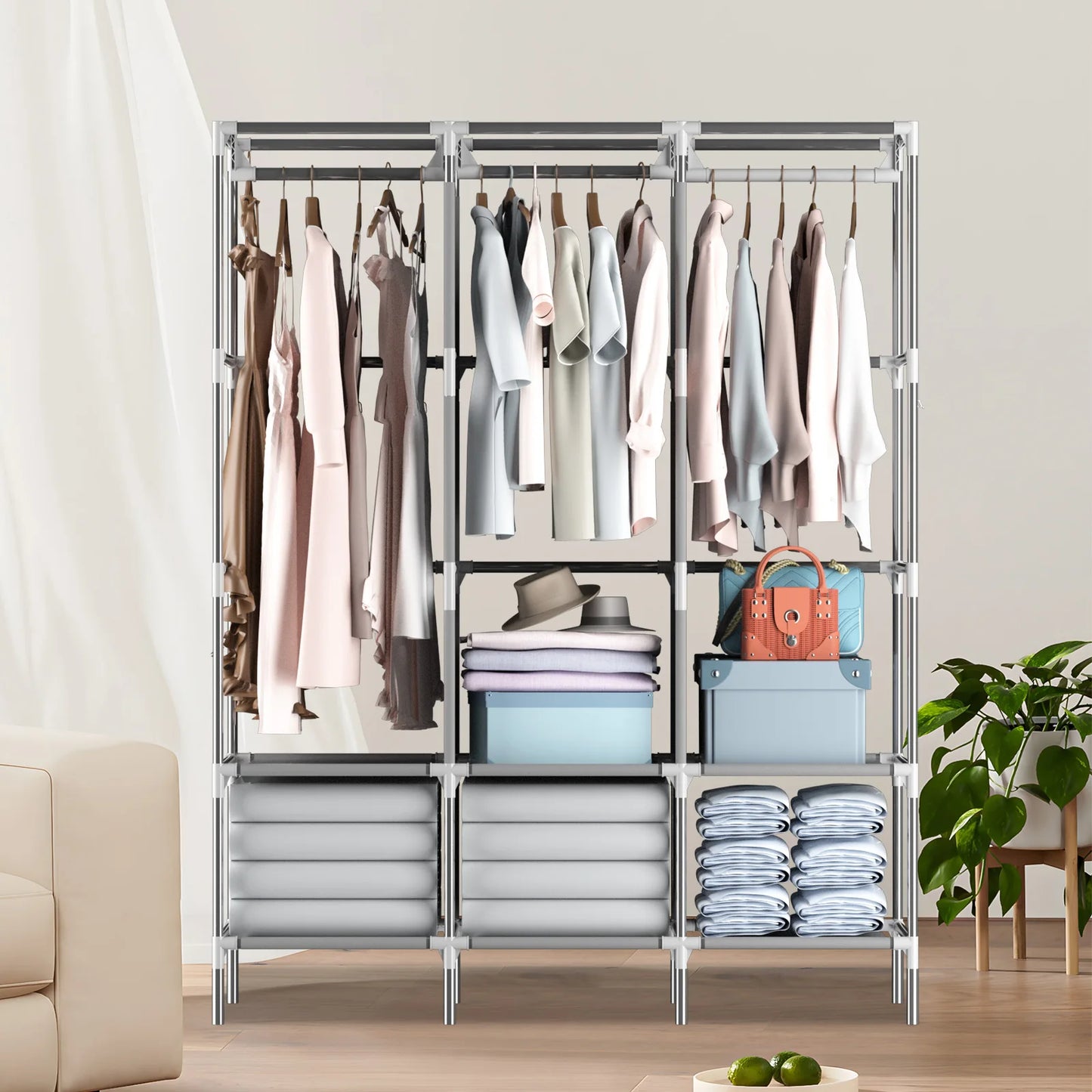 Portable Canvas Wardrobe