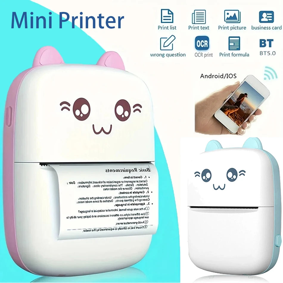 Mini Thermal Printer Wireless