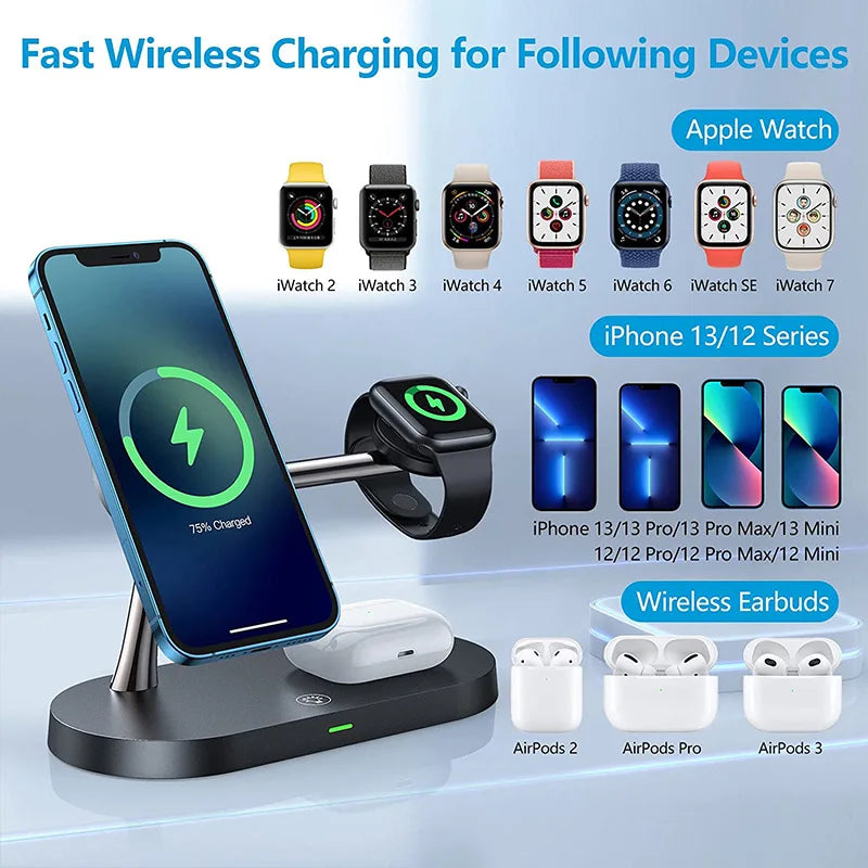 3 in 1 Wireless Charger Stand For Apple products