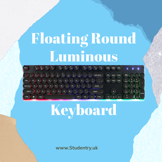 Floating Round Luminous Keyboard